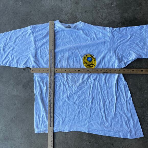 VINTAGE STELLA BEER PROMO EGYPTIAN SAGER SHIRT MENS XL WHITE 90S - Picture 5 of 5